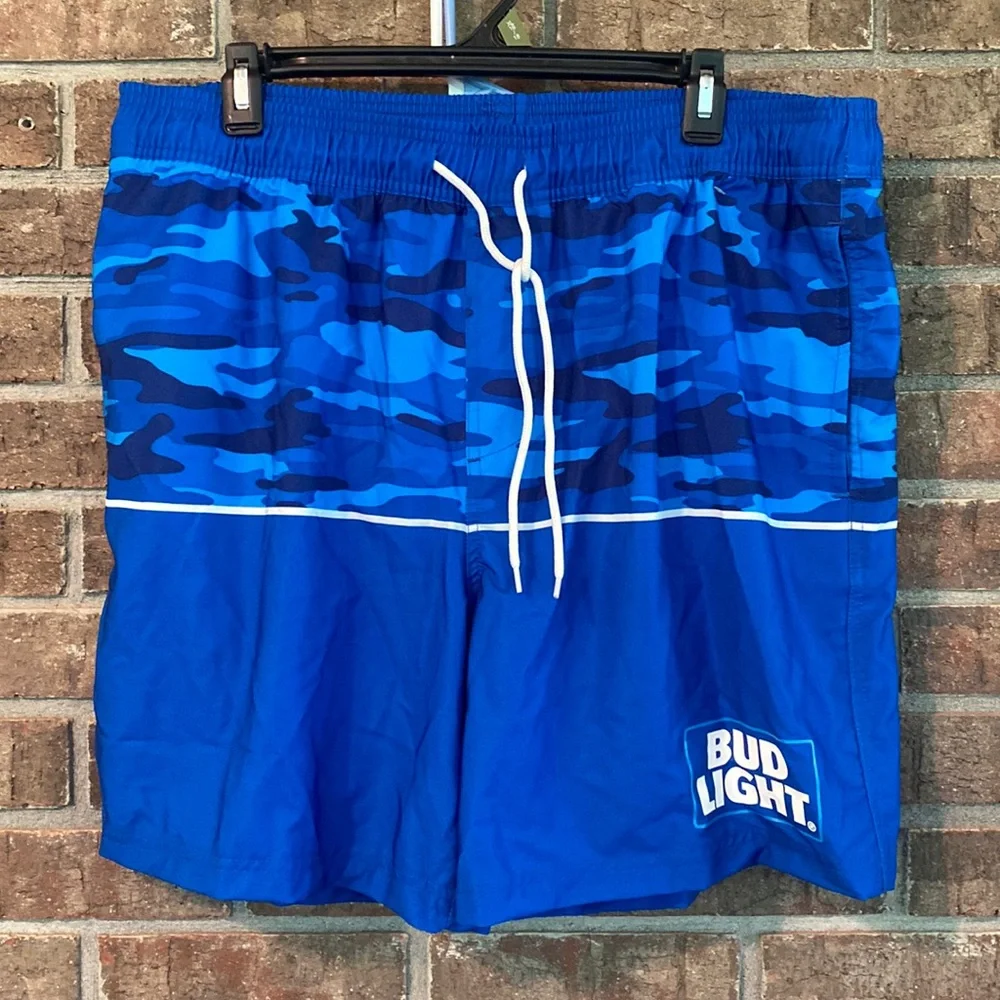- Bud Light mens swim trunks size xl